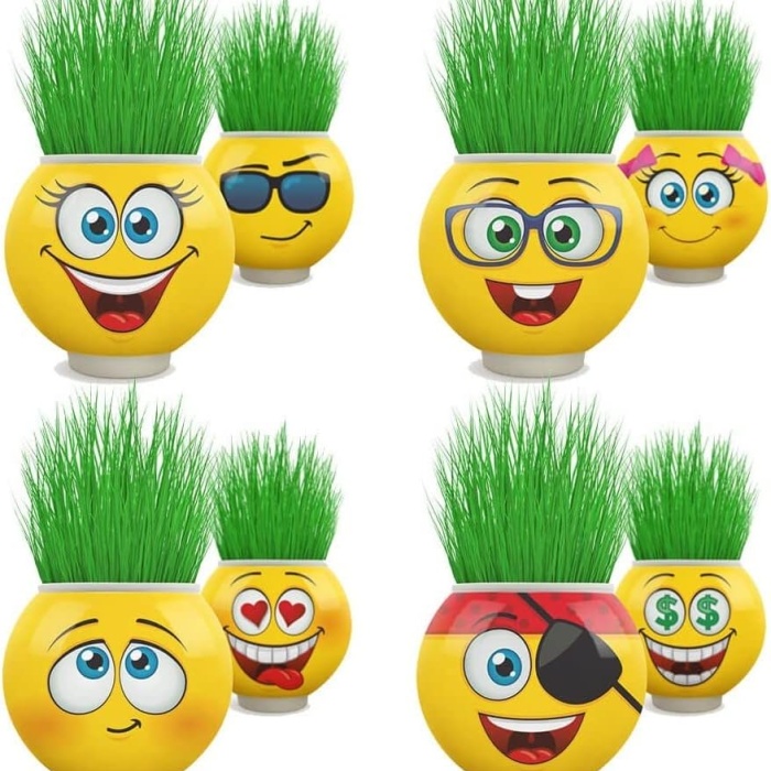 Emoji Şekilli Çim Adam Surat 1 Adet Okul Öncesi Sonrası Etkinlik