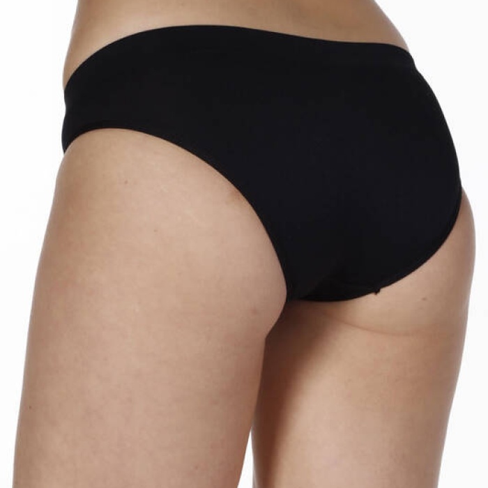 Düşük Bel Dikişsiz Slip Siyah HC5201