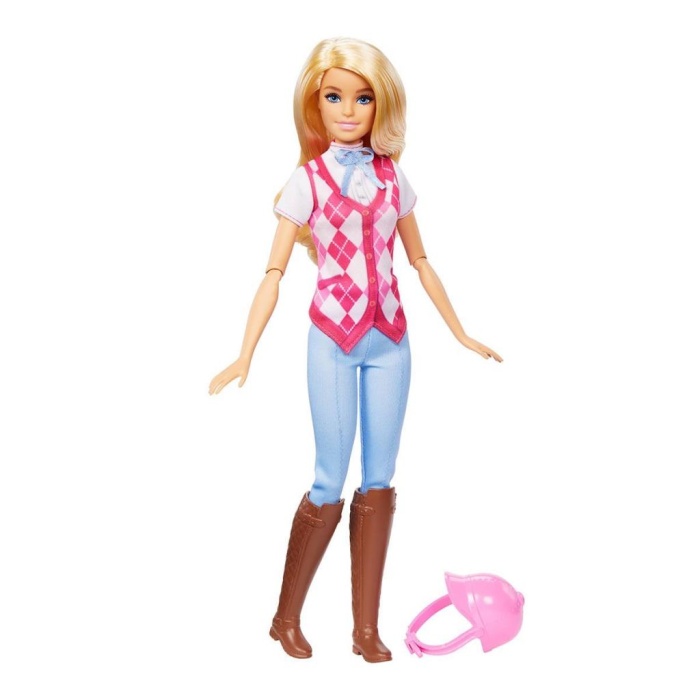 HediyeCantam HXJ38 Barbie Binici Bebek - Malibu -Barbie Mysteries: The Great Horse Chase