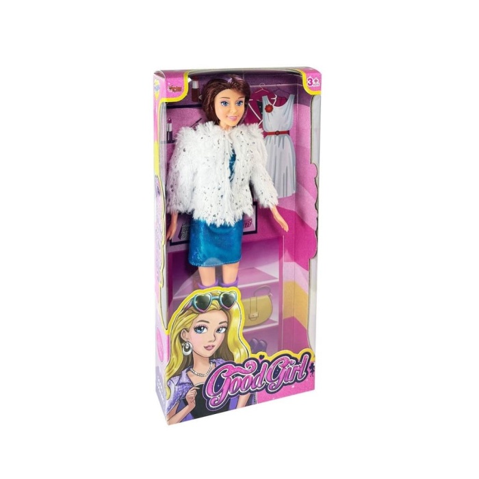 HediyeCantam WG-66770 Parlak Elbiseli Ceketli Bebek 29 cm -Vardem