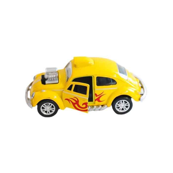 HediyeCantam 02062-FY6757-12D Çek Bırak Metal Araba -Asya Oyuncak
