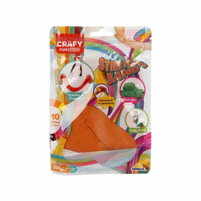 HediyeCantam 3601 Crafy Streç Oyun Kumu Turuncu 200 g