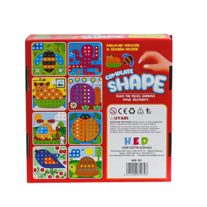 HediyeCantam HED 708 Complete Shape -Hobi Oyuncak