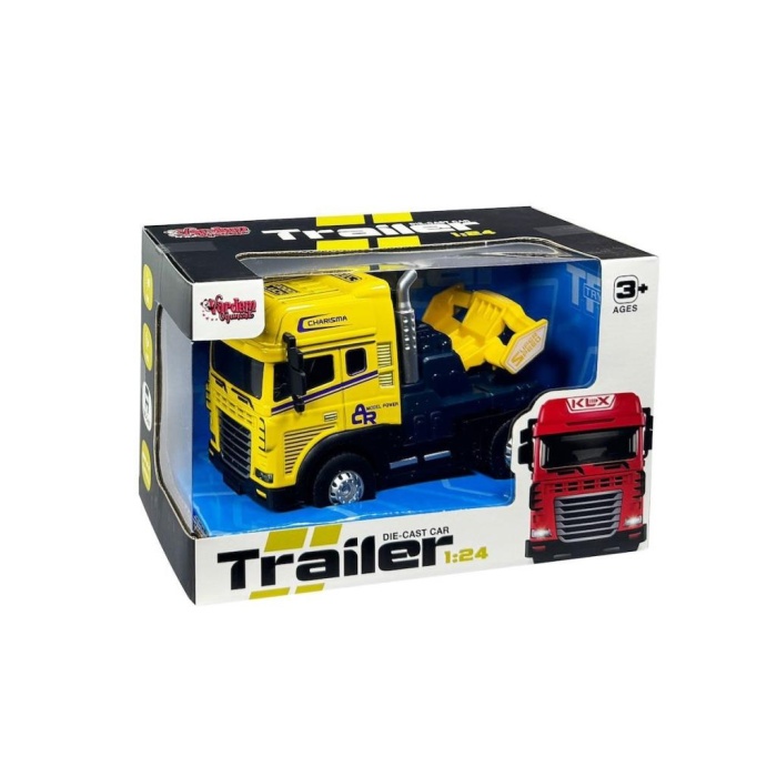 HediyeCantam KLX800-247 Sürtmeli Işıklı Müzikli 1:24 Çekici (Tır Kafası)