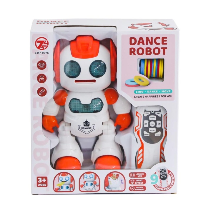 Hediye Çantam 606-30 Kumandalı Disk Atan Robot -Can Oyuncak
