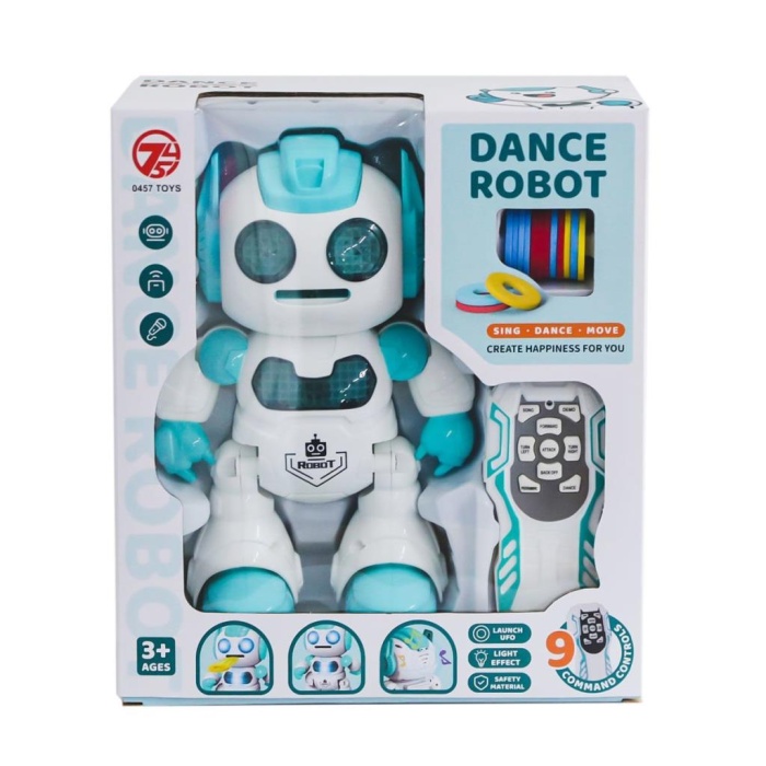 Hediye Çantam 606-30 Kumandalı Disk Atan Robot -Can Oyuncak