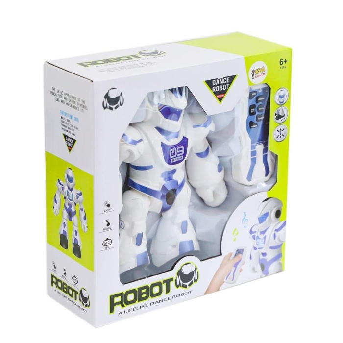 HediyeCantam 09406-606-3  Kumandalı Dans Eden Robot -Asya Oyuncak