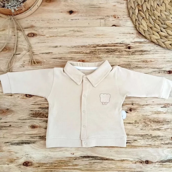 Oyuncaklı Altınbaşak 5li Kız Erkek Bebek Takımı Vizon