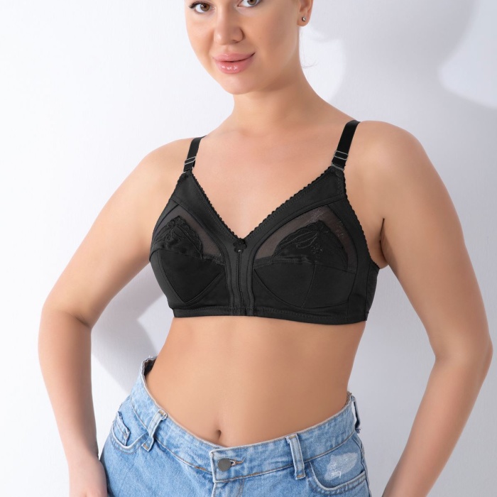 Siyah  Toparlayıcı Sütyen - 502