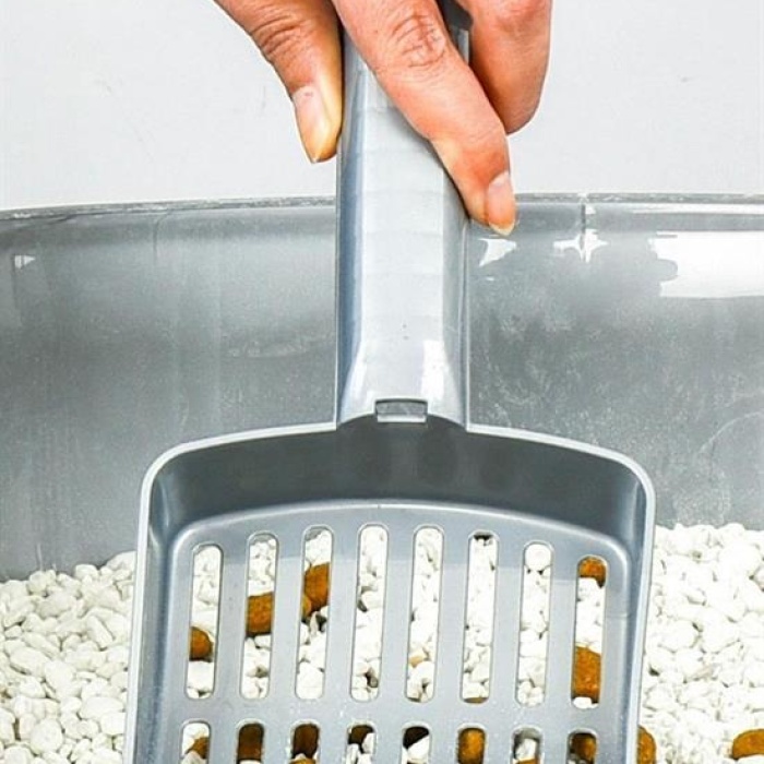 Plastik Evcil Hayvan Kedi Kumu Temizleme Eleme Küreği (4172)