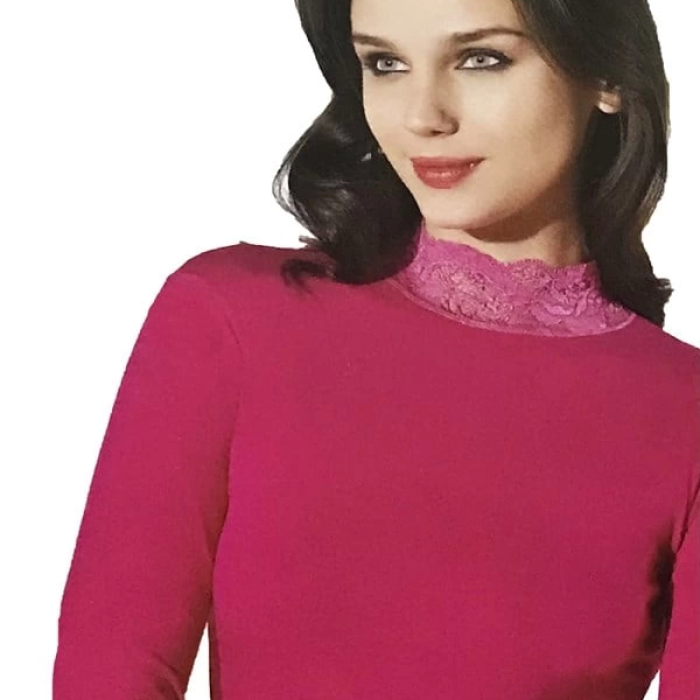 Şahinler Kadın Dantelli Uzun Kollu Body B623