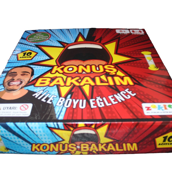 Zekice Konuş Bakalım Aile Boyu Ağızlıklı Eğlenceli Oyun