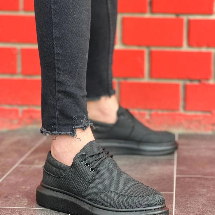 KB-042  Kuback Bağcıklı Kömür Günlük Erkek Ayakkabı
