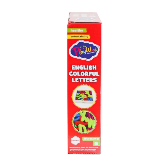 Nessiworld ONY-402 Ahşap Renkli Harfler 33 Parça -Onyıl Oyuncak