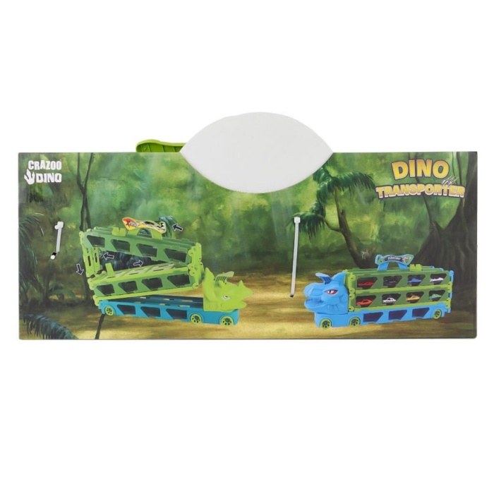 Nessiworld 4529 Dino Transporter Yarış Pisti + 4 Araç -Sunman