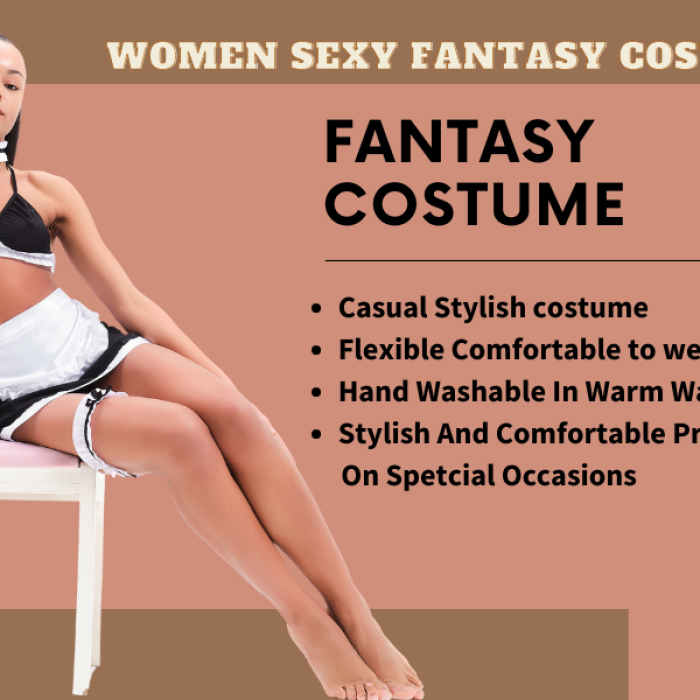 Siyah Kırmızı Fantezi Kostüm İkli Set 50888sk