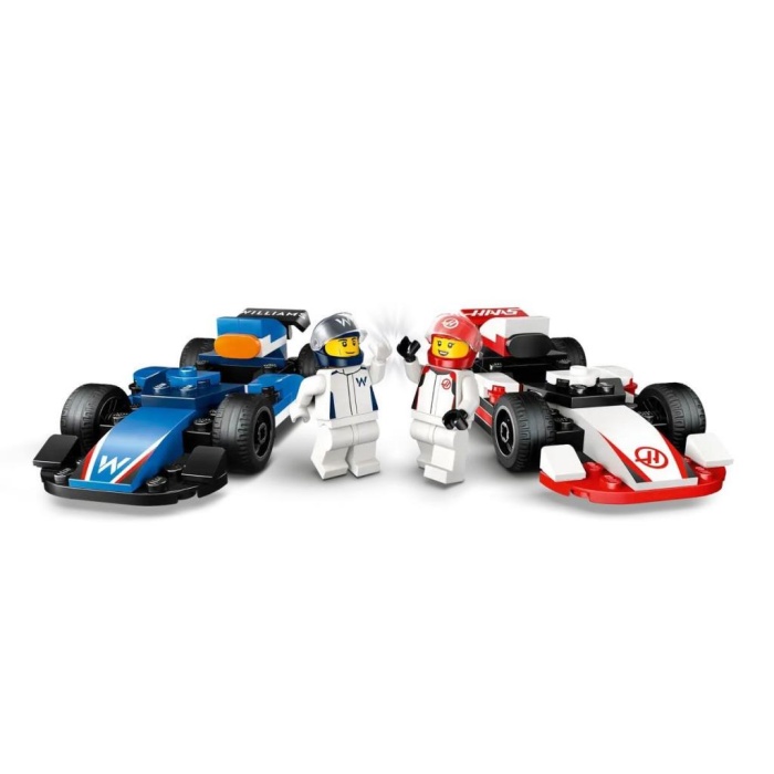 Nessiworld 60464 Lego City F1 Williams Racing ve Haas F1 Yarış Arabaları 92 parça +4 yaş