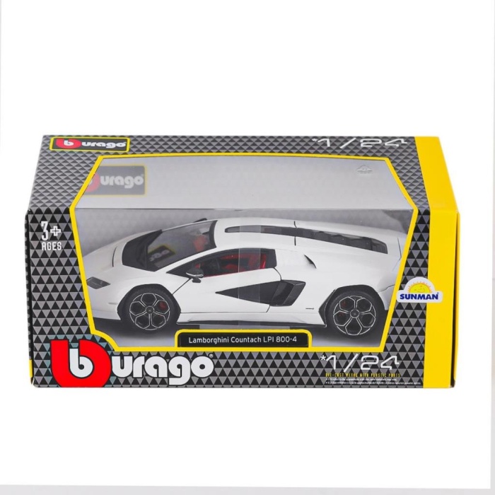 Nessiworld 1021102 Burago Lamborghini Countach LPI 800-4 1:24 -Sunman