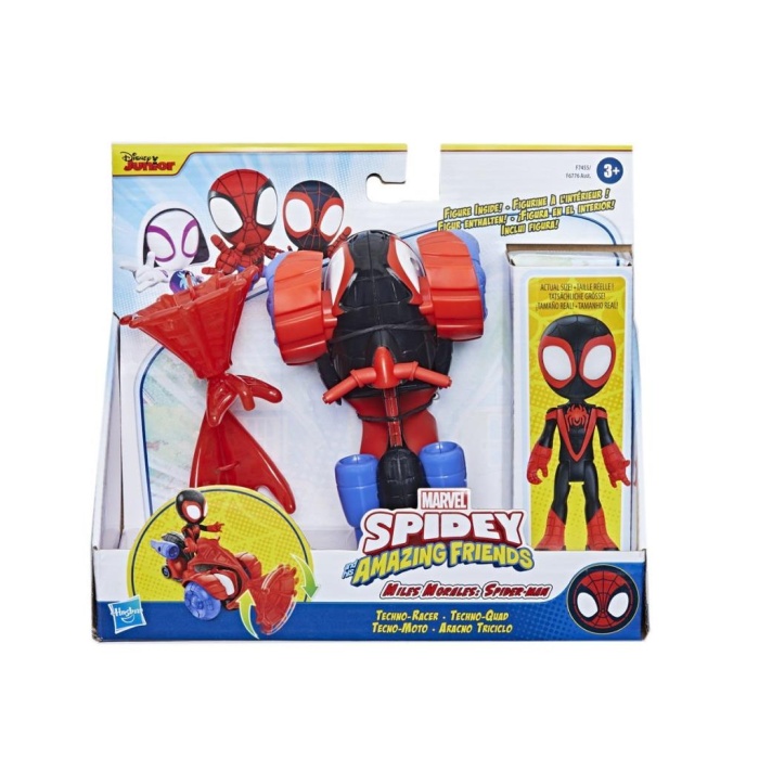 Nessi World F6776 Spidey ve İnanılmaz Arkadaşları - Araç ve Figür +3 yaş