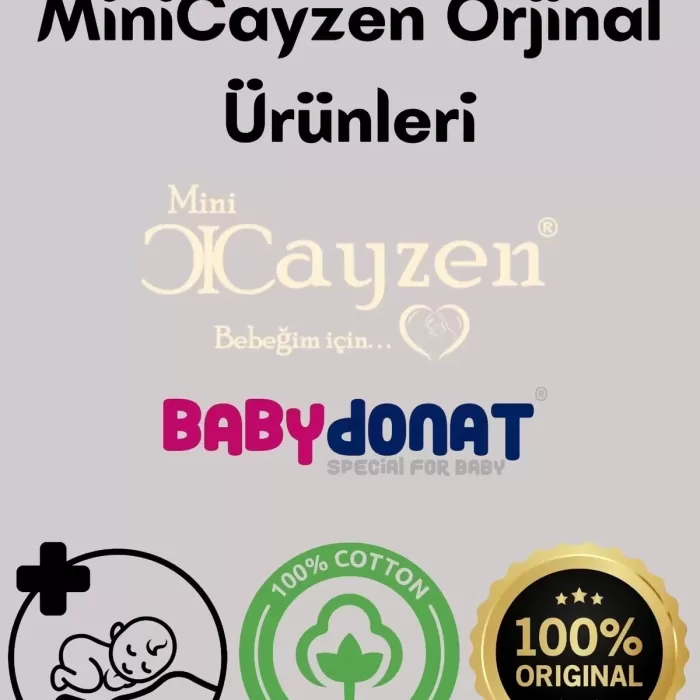 The Bear Desenli % 100 Pamuk Şapkalı Tulum