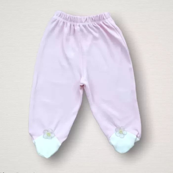 Baharın Çiçekli Kalbi Nakışlı %100 Cotton Antibakteriyel 10lu Zıbın Takımı Hastane Çıkışı