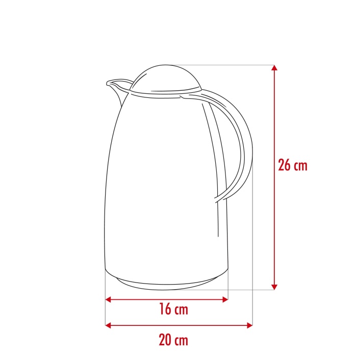 1.5 LT Isı Yalıtımlı Çay Ve Soğuk Su Termosu Şeffaf (12 Saat Sıcak Tutar& İçi Camdır)