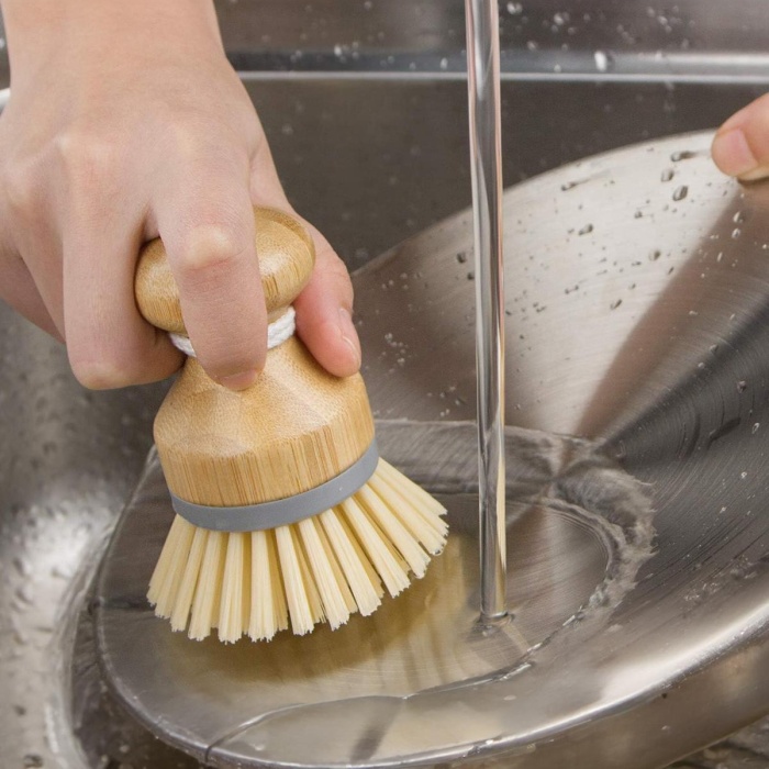 Bambu Bulaşık Temizlik Fırçası & Mutfak Banyo Temizlik Fırçası