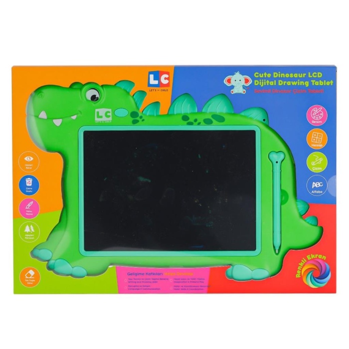 Nessiworld LC-31068 SEVİMLİ DİNAZOR  ÇİZİM TABLETİ 10 İNÇ