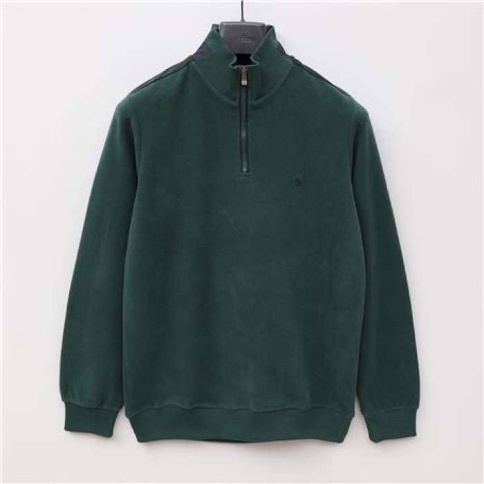 Uzun Kol Yarı Fermuarlı Erkek Sweat - PPS-4205 - Nefti