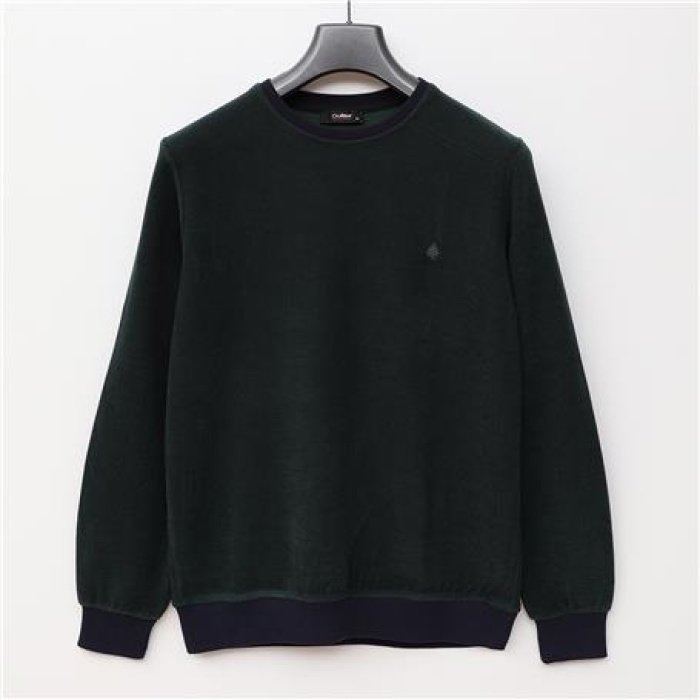 Erkek Uzun Kol Bisiklet Yaka Sweat - DIK-3701 - Nefti