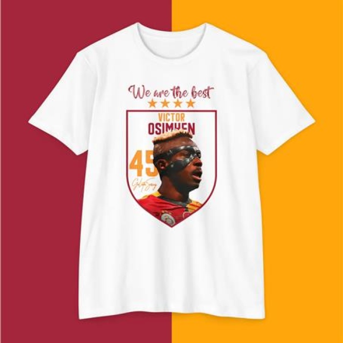 Kalkan Maske Baskılı Tişört / T-Shirt- osik0001 - Beyaz