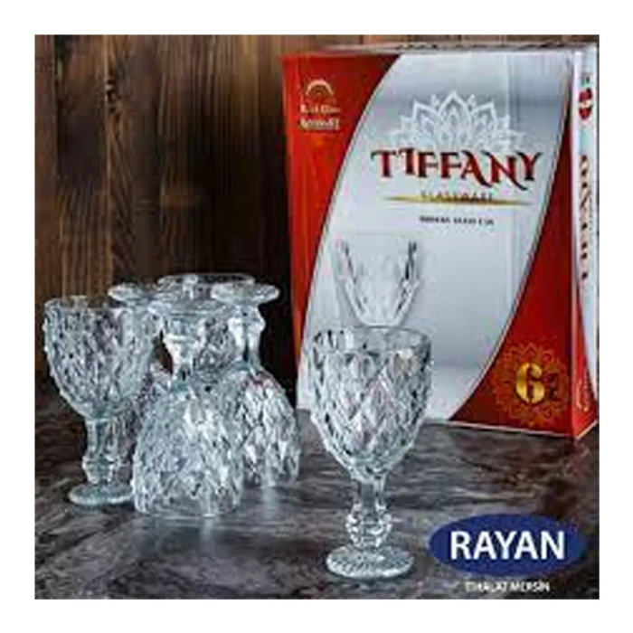 Tiffany 6lı Lüx Ayaklı Bardak Royaleks-82628