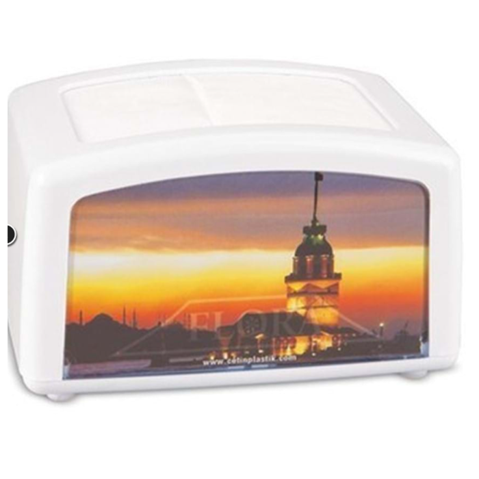 Yatay Peçetelik Beyaz Royaleks-F030