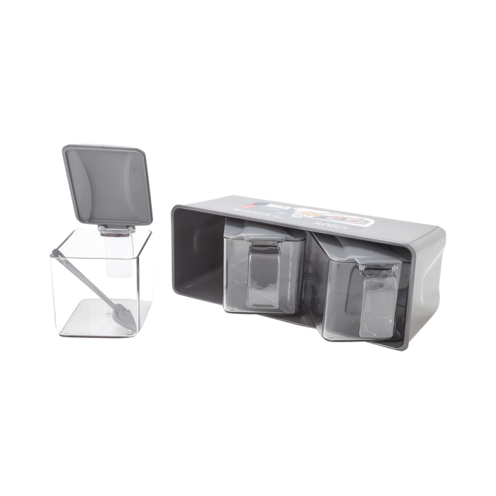 3 Lü Baharatlık Set Duvar Askılı Royaleks-L677
