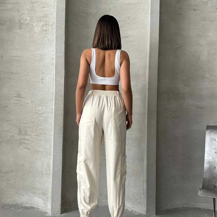 Jogger lastik paça pantolon