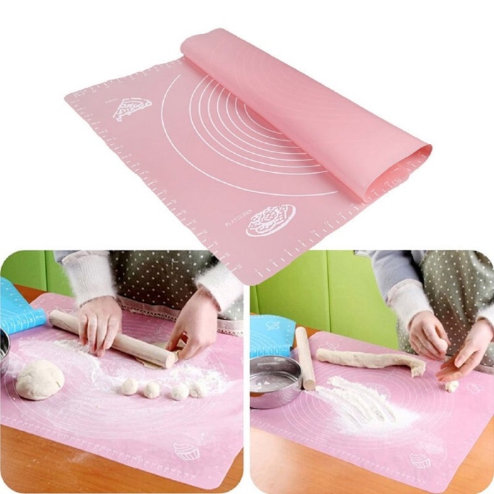 Hamur Açma Örtüsü Hamur Matı Ölçekli Silpat  - Asorti (4172)