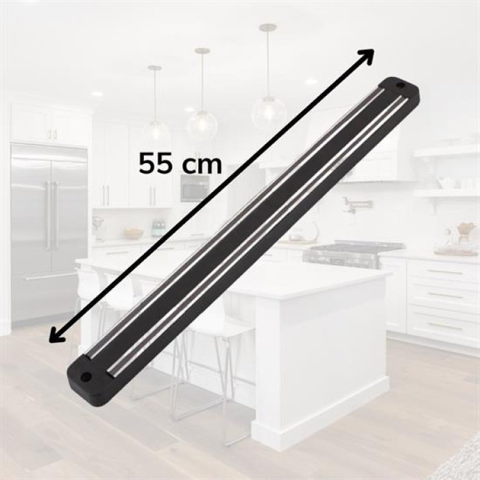 Mıknatıslı Paslanmaz Duvar Bıçak Askısı Standı 55 Cm Aparat (4172)