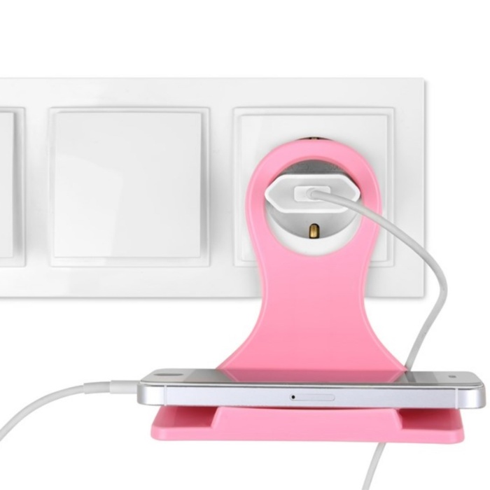 Universal Mobil Şarj Priz Askısı ve Telefon Tablet Tutucu Stand (4172)