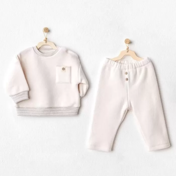 5158 Soft 2li Bebe Takım Ekru