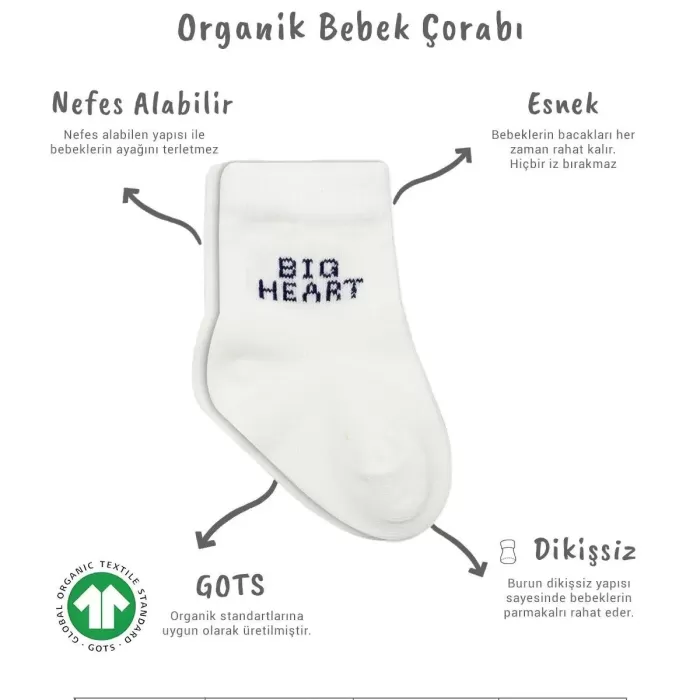 3lü Penye Soket Çorap Bs10110 İndigo