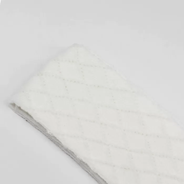 Tekli Ekose Kabartma Penye Külotlu Çorap Bs50105 Ekru