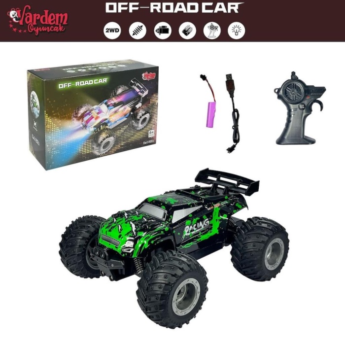HediyeCantam DS-1258A Uzaktan Kumandalı Full Fonksiyon 2.4G 1:18 Şarjlı High Off Road Araba