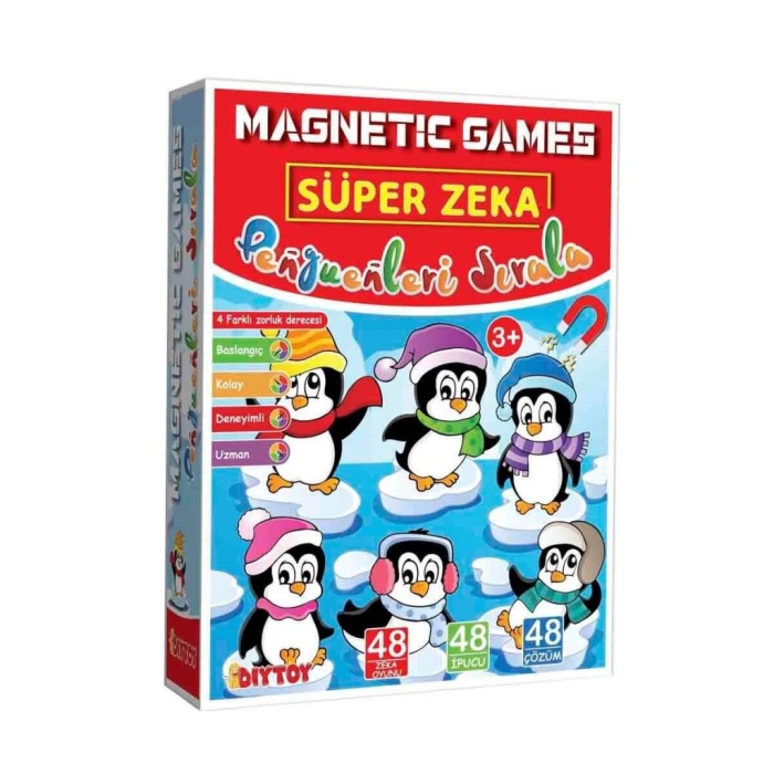 HediyeCantam 2397 Manyetik Magnet Penguenleri Sırala -Dıytoys