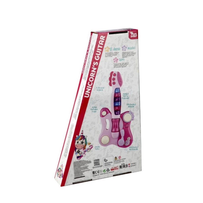 HediyeCantam ER-205 Nini Baby Unicorn Işıklı Sesli Müzikli Gitar - Erdem Oyuncak