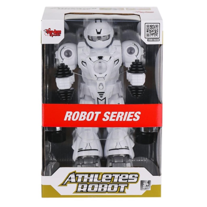Nessiworld DF-6026 Işıklı ve Müzikli Hareketli Atletik Sporcu Robot -Vardem Oyuncak