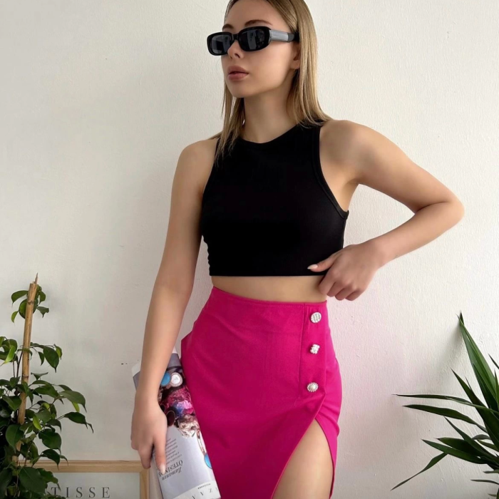 Üç taşlı mini etek