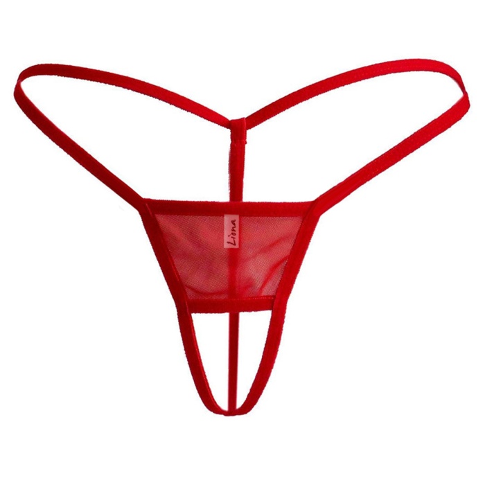 Beruflic Fantazi İç Giyim Kadın Mini Kırmızı Fantezi G String
