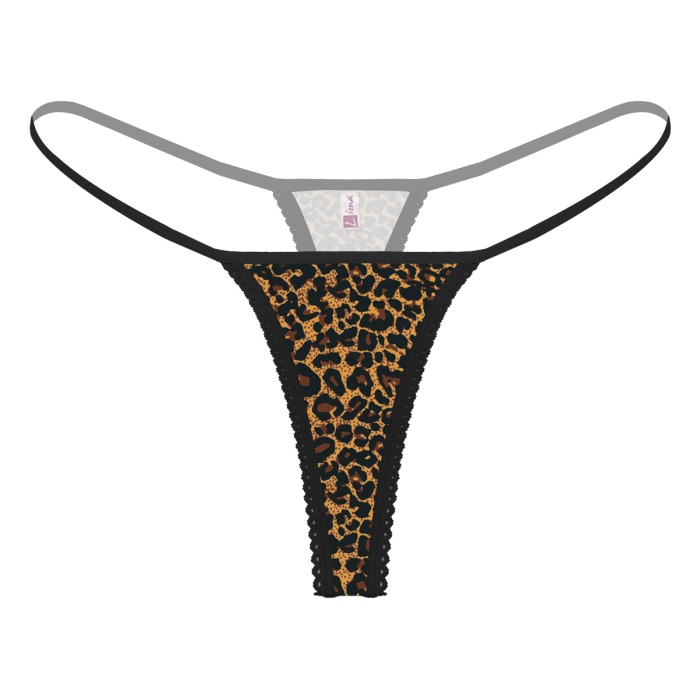 Beruflic Leopar Desenli Kadın Fantezi String