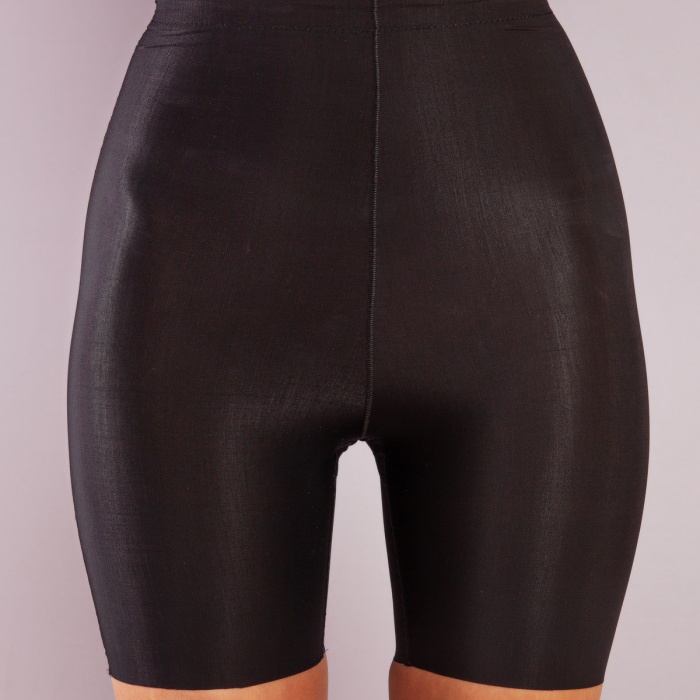Girdle  Hight Waist Micro Short Corset, Siyah Toparlayıcı Normal Bel  Korse