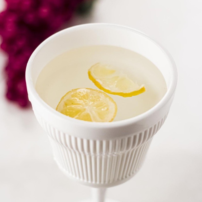 Akrilik Beyaz Tekli Kadeh & Su Meşrubat Kahve Yanı Bardağı 300 ml ( Cam Değildir )